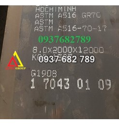 THÉP TẤM ASTM A516 Gr.70 DÀY 8mm/8ly Nhật Bản, Hàn Quốc